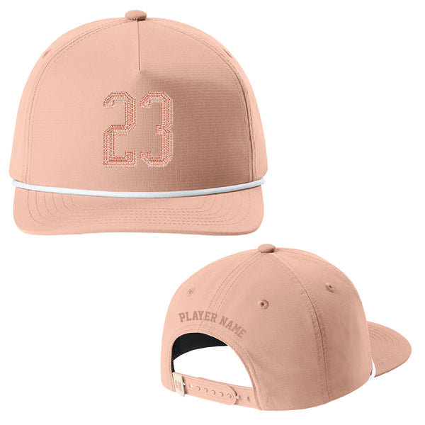 Peach Tonal Hat - Custom