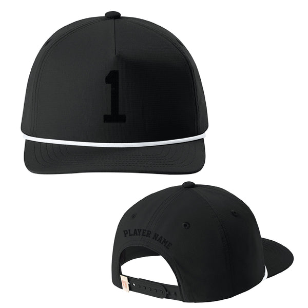 Black Tonal Hat - Custom